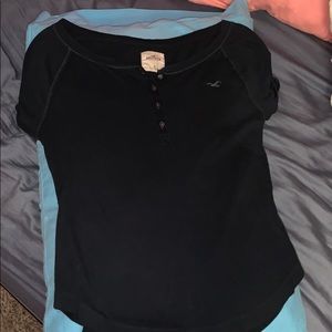 Navy Hollister Shirt